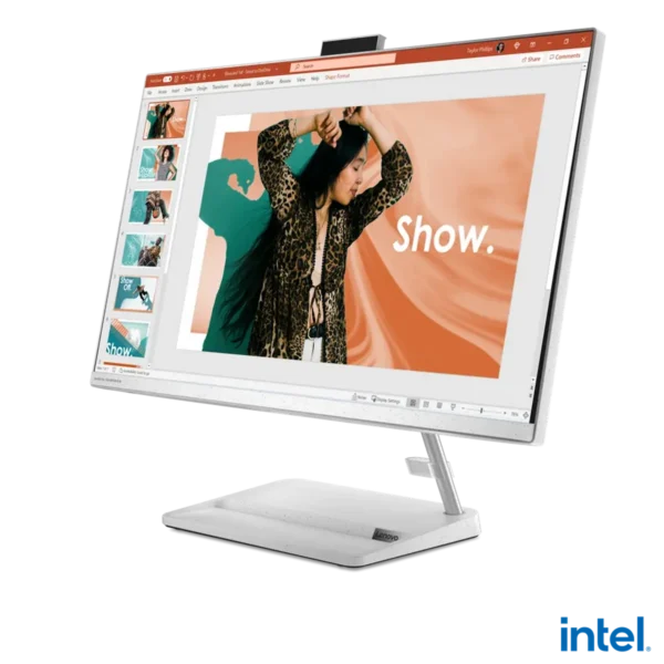 Lenovo IdeaCentre 3 Intel® Core™ i7 i7-13620H 68.6 cm (27″) 1920 x 1080 pixels All-in-One PC 16 GB DDR4-SDRAM 512 GB SSD Windows 11 Home Wi-Fi 6 (802.11ax) White