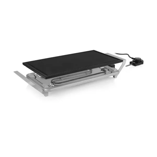 Princess 01.103150.01.001 electric griddle Freestanding 1500 W Silver, Stone colour