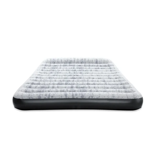 Bestway 80″ x 60″ x 12″/2.03m x 1.52m x 30cm Tritech Airbed Queen Fashion Flock Built-in AC Pump