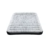 Bestway 80″ x 60″ x 12″/2.03m x 1.52m x 30cm Tritech Airbed Queen Fashion Flock Built-in AC Pump