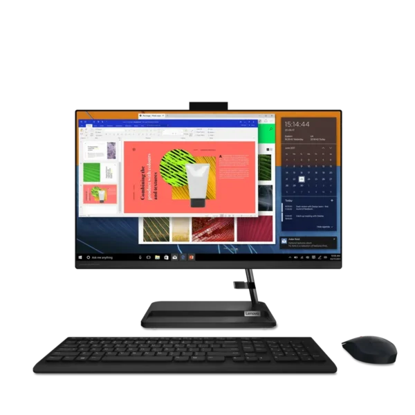 Lenovo IdeaCentre 3 Intel® Core™ i5 i5-1135G7 60.5 cm (23.8″) 1920 x 1080 pixels All-in-One PC 16 GB DDR4-SDRAM 512 GB SSD Windows 11 Home Wi-Fi 6 (802.11ax) Black