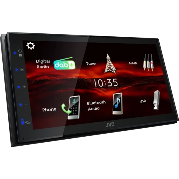 JVC KW-M180DBT car media receiver Black 180 W Bluetooth