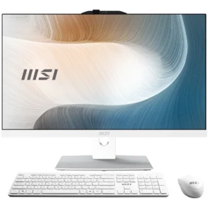 MSI Modern AM242TP 12M-855FR Intel® Core™ i7 i7-1255U 60.5 cm (23.8″) 1920 x 1080 pixels All-in-One PC 16 GB DDR4-SDRAM 1 TB SSD Windows 11 Pro Wi-Fi 6E (802.11ax) White
