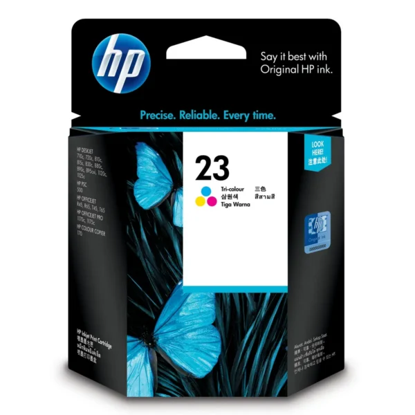 HP 23 Tri-color Original Ink Cartridge