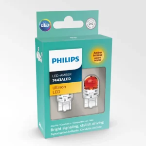 Philips 7443AULAX2 car light bulb W21/5 LED