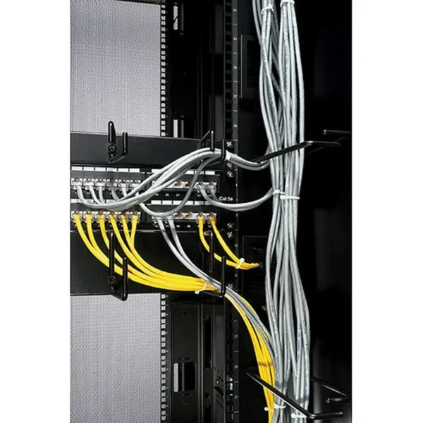 APC NetShelter Cable Management, Mounting Rail Brush Strips, Set of 6, for NetShelter SX 750 mm Wide, Black, 76 x 114 x 13 mm