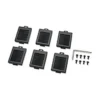 APC NetShelter Cable Management, Mounting Rail Brush Strips, Set of 6, for NetShelter SX 750 mm Wide, Black, 76 x 114 x 13 mm