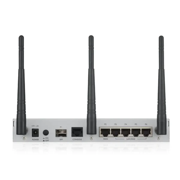 Zyxel USG20W-VPN-EU0101F wireless router Gigabit Ethernet Dual-band (2.4 GHz / 5 GHz) Grey, Red