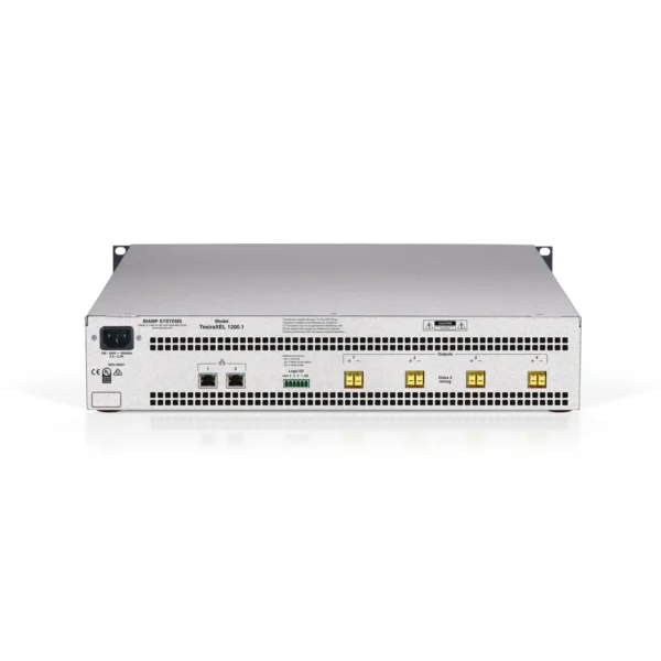 Biamp Tesira XEL 1200.1 4-channel 1200W Amplifier (Single Asymmetric Bank)