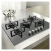 Whirlpool GOA 7523 NB hob Black Built-in Gas 5 zone(s)