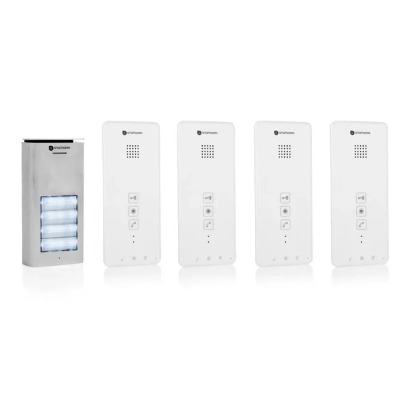 Smartwares DIC-21142UK Audio intercom system for 4 apartments