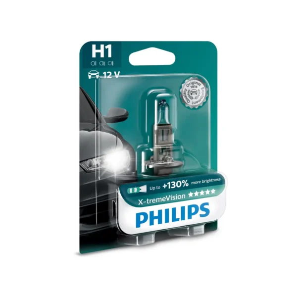 Philips X-tremeVision Type of lamp: H1 Pack of: 1 car headlight bulb