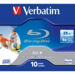 Verbatim BD-R SL 25GB 6x Printable 10 Pack Jewel Case 10 pc(s)