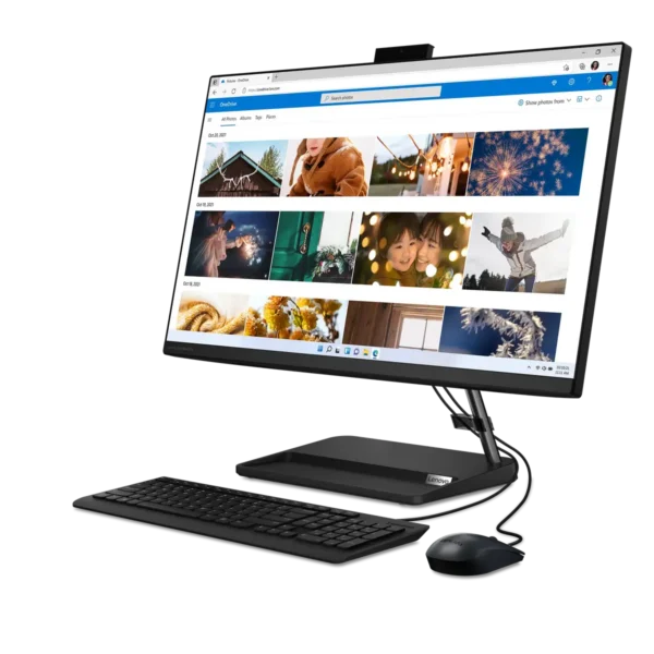 Lenovo IdeaCentre 3 Intel® Core™ i7 i7-13620H 68.6 cm (27″) 1920 x 1080 pixels All-in-One PC 16 GB DDR4-SDRAM 512 GB SSD Windows 11 Home Wi-Fi 6 (802.11ax) Black