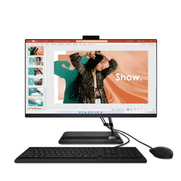 Lenovo IdeaCentre 3 Intel® Core™ i7 i7-13620H 68.6 cm (27″) 1920 x 1080 pixels All-in-One PC 16 GB DDR4-SDRAM 512 GB SSD Windows 11 Home Wi-Fi 6 (802.11ax) Black