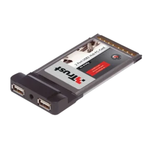 Trust 2Port USB 2.0 Cardbus interface cards/adapter