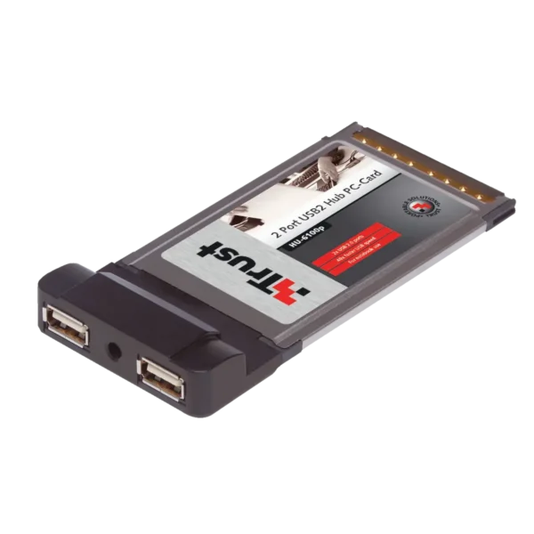 Trust 2Port USB 2.0 Cardbus interface cards/adapter