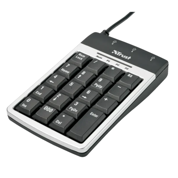 Trust Keypad & 3 Port USB2 Hub KP-1300p keyboard USB