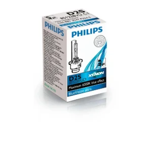 Philips BlueVision ultra Xenon car headlight bulb 85122BVUC1