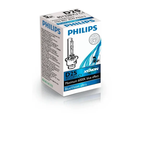 Philips BlueVision ultra Xenon car headlight bulb 85122BVUC1