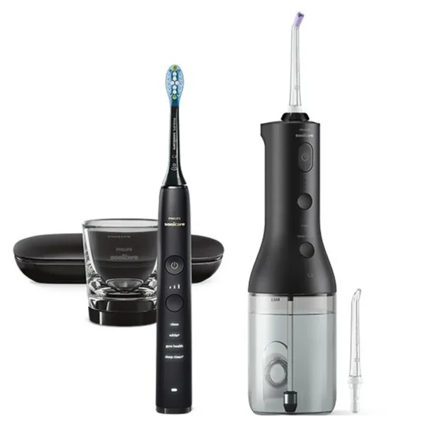 Philips AVENT DiamondClean 9000 HX3866/43 Electric toothbrush & cordless water flosser bundle