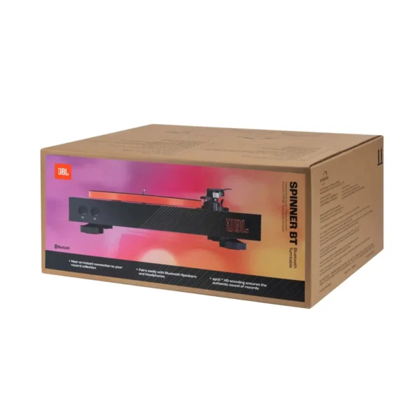 JBL Spinner BT Belt-drive audio turntable Black, Orange
