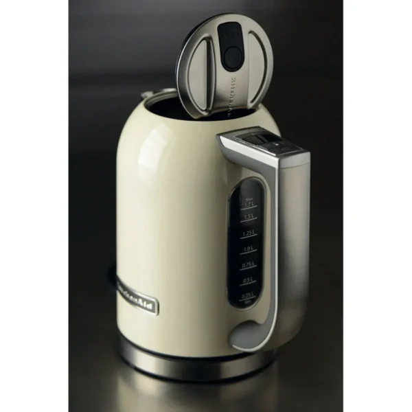 KitchenAid 5KEK1722BAC electric kettle 1.7 L 3000 W Cream, Stainless steel