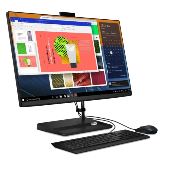 Lenovo IdeaCentre 3 AMD Ryzen™ 5 7530U 68.6 cm (27″) 1920 x 1080 pixels All-in-One PC 16 GB DDR4-SDRAM 1 TB SSD Windows 11 Home Wi-Fi 6 (802.11ax) Black