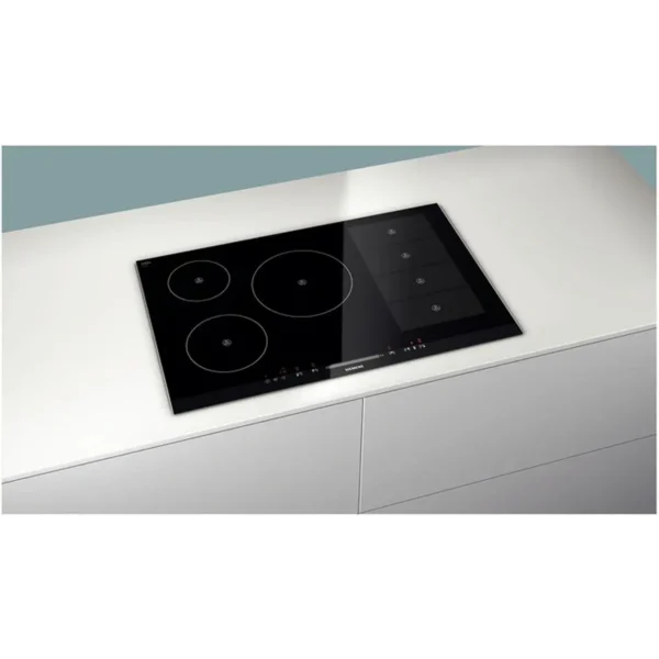 Siemens EH875MP17E hob Black, Stainless steel Built-in Zone induction hob 5 zone(s)