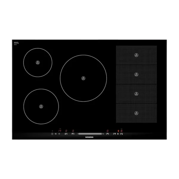 Siemens EH875MP17E hob Black, Stainless steel Built-in Zone induction hob 5 zone(s)