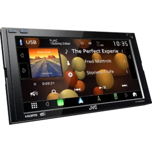 JVC KW-M875DBW car media receiver Black Wi-Fi 180 W Bluetooth