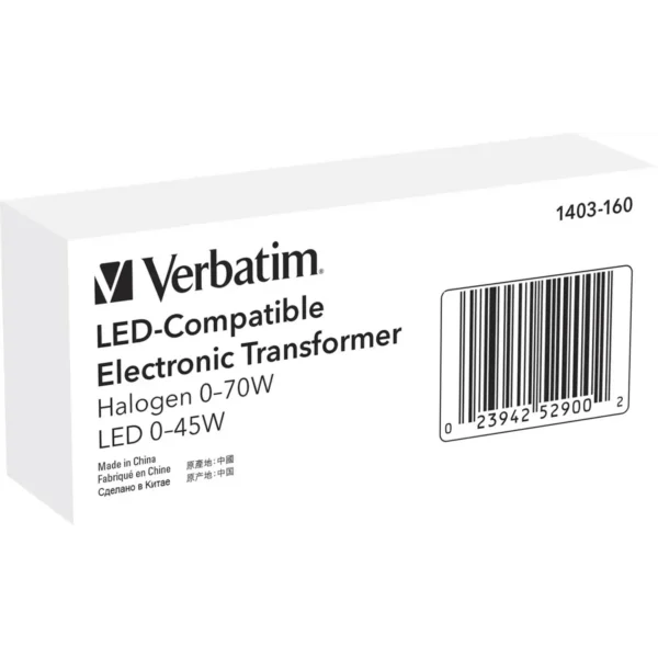 Verbatim 12V LED-Compatible Electronic Transformer