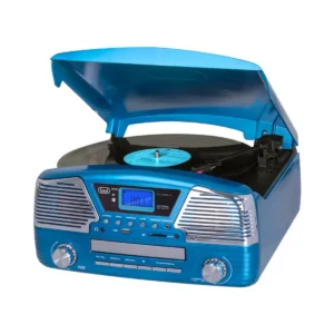 Trevi TT 1068 E Direct drive audio turntable Blue Semi Automatic
