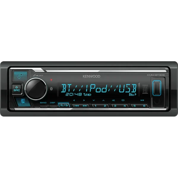 Kenwood KMM-BT309 car media receiver Black 200 W Bluetooth
