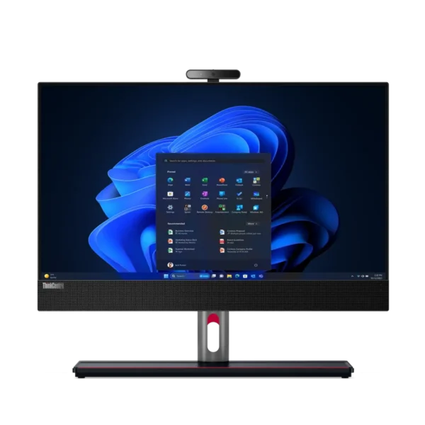 Lenovo ThinkCentre M90a Gen 5 Intel® Core™ i7 i7-14700 60.5 cm (23.8″) 1920 x 1080 pixels Touchscreen All-in-One PC 32 GB DDR5-SDRAM 512 GB SSD Windows 11 Pro Wi-Fi 6E (802.11ax) Black