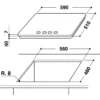 Whirlpool GMA 6411/IXL hob Stainless steel Built-in Gas 4 zone(s)