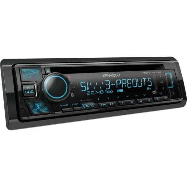 Kenwood KDC-BT950DAB car media receiver Black 50 W Bluetooth