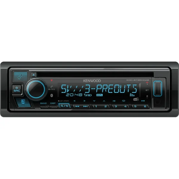 Kenwood KDC-BT950DAB car media receiver Black 50 W Bluetooth