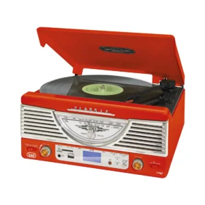 Trevi TT 1062 E Direct drive audio turntable Red
