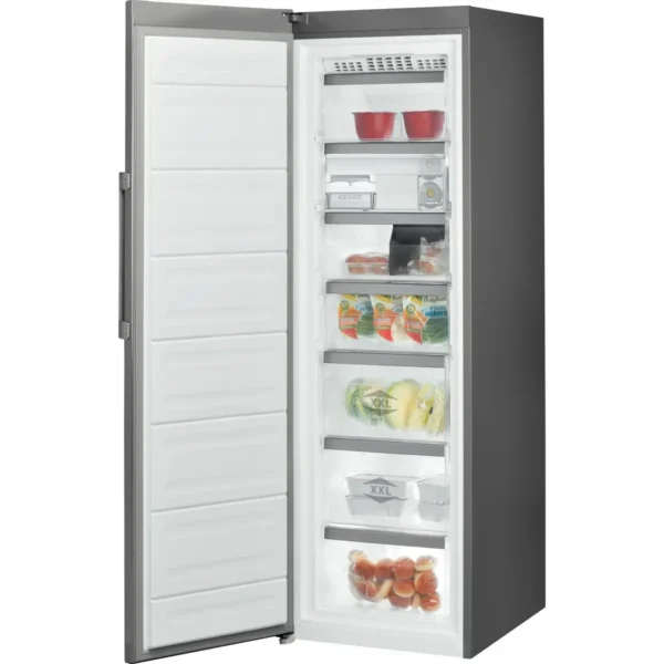 Whirlpool WVE26962 NFX freezer Upright freezer Freestanding 260 L Grey, Stainless steel