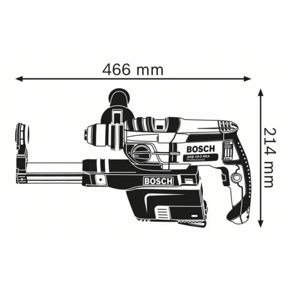Bosch GSB 19-2 REA 3000 RPM Keyless 3.2 kg