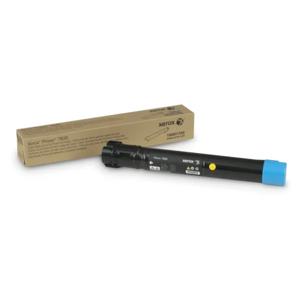 Xerox Genuine Phaser® 7800 Cyan High capacity Toner Cartridge (17200 Pages) – 106R01566