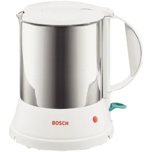 Bosch TWK1201N electric kettle 1.7 L 1800 W Stainless steel, White