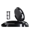 Bosch TWK7403 electric kettle 1.7 L 2200 W Black, Stainless steel