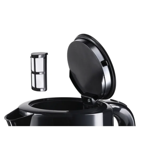 Bosch TWK7403 electric kettle 1.7 L 2200 W Black, Stainless steel