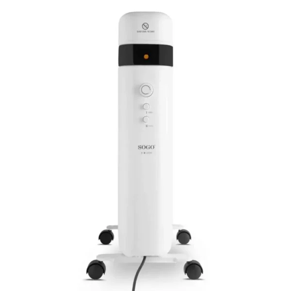Sogo CAL-SS-18485 electric space heater Indoor White 2000 W Oil-free radiator