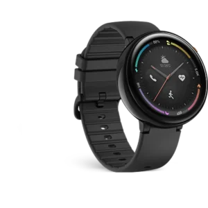 Amazfit Nexo 3.53 cm (1.39″) AMOLED 35.4 mm Digital 454 x 454 pixels Touchscreen 4G Black Wi-Fi GPS (satellite)