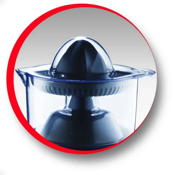 Moulinex PC1208 electric citrus press 0.45 L 25 W Black, Transparent