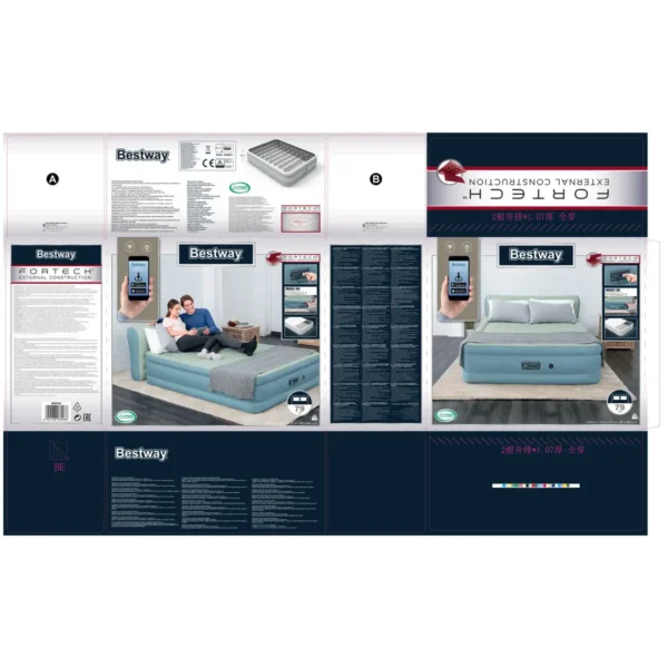 Bestway 69060 air mattress Grey Unisex