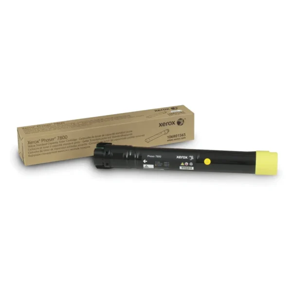 Xerox Genuine Phaser® 7800 Yellow Standard capacity Toner Cartridge (6000 Pages) – 106R01565
